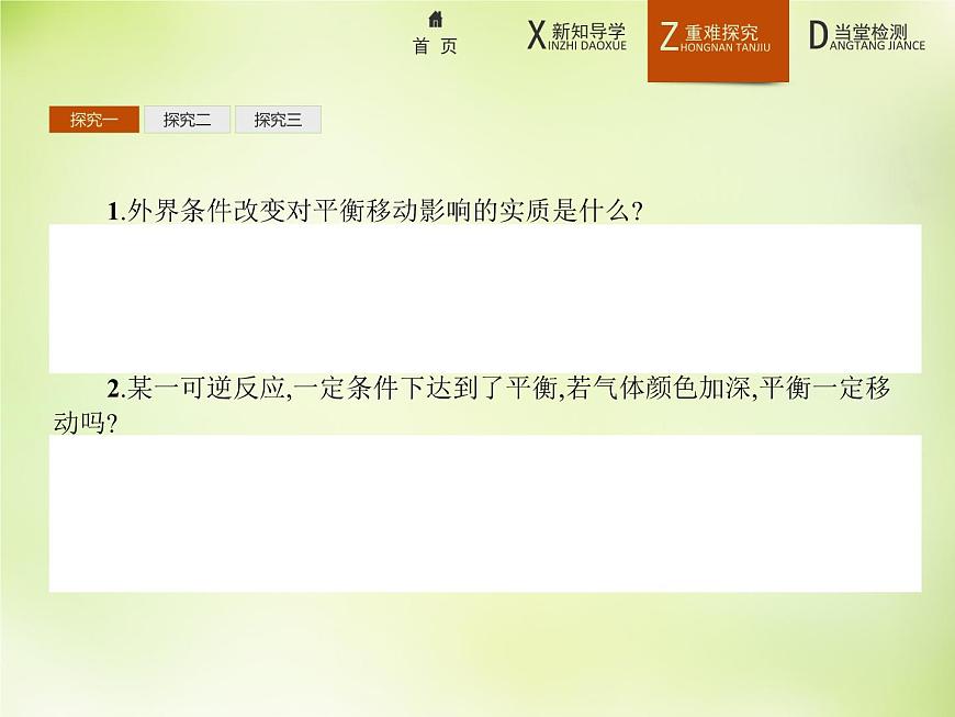 人教版 (新課標(biāo))化學(xué)選修4 化學(xué)反應(yīng)原理 2.3.2濃度、壓強(qiáng)對(duì)化學(xué)平衡移動(dòng)的影響課件第8頁(yè)