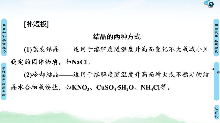 2021高三化學(xué)人教版一輪課件：第10章 第2節(jié) 物質(zhì)的分離、提純和檢驗第7頁