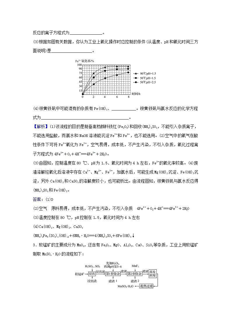 二工艺流程专练 高考化学一轮复习专项练含解析第3页