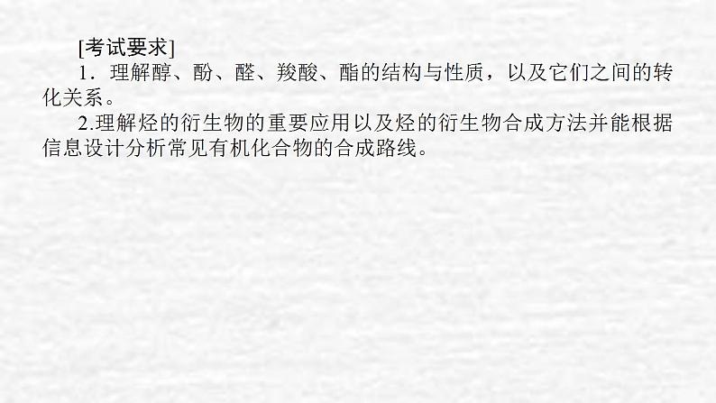 12.3烃的含氧衍生物课件新人教版 高考化学一轮复习03