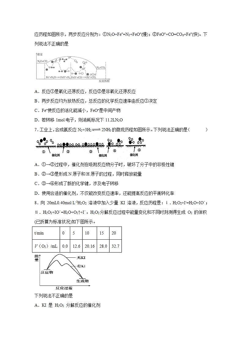 2022届高三化学一轮高考复习常考题型:33反应历程考查02