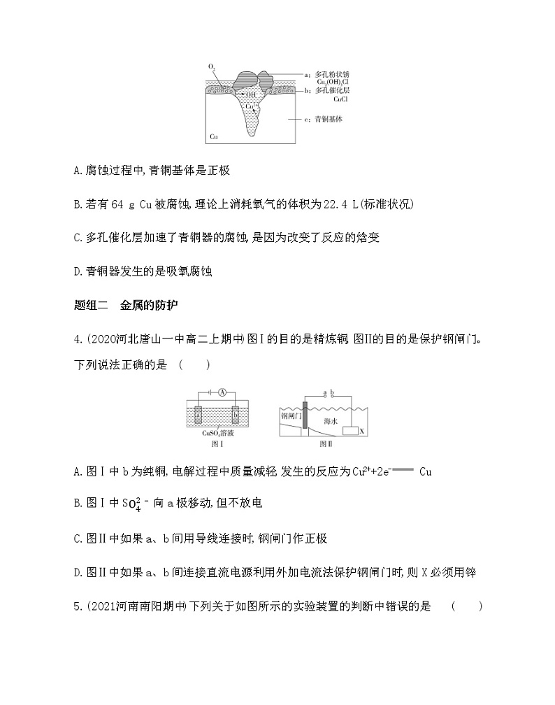 2021-2022学年人教版 (2019) 选择性必修1 第四章 第三节 金属的腐蚀与防护课件PPT02