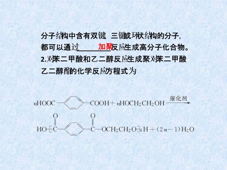 新人教版高中化学选修三课件：课题3-高分子化合物与材料课件04