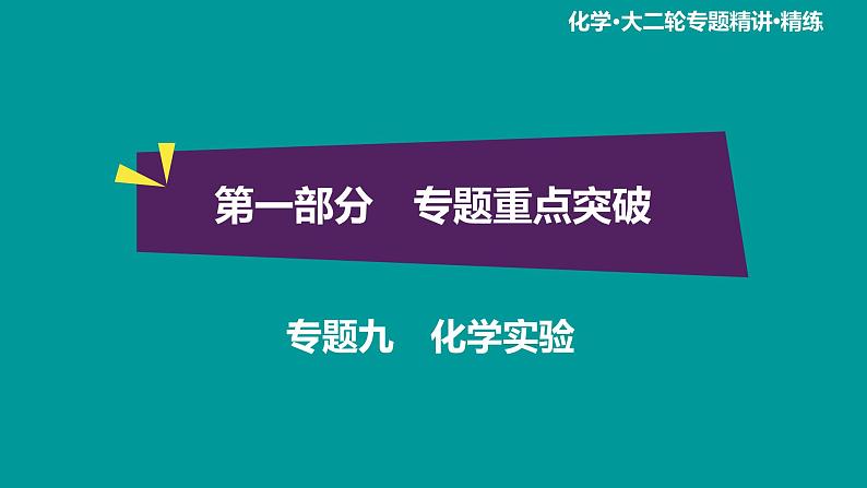 第1部分 专题9 化学实验第1页