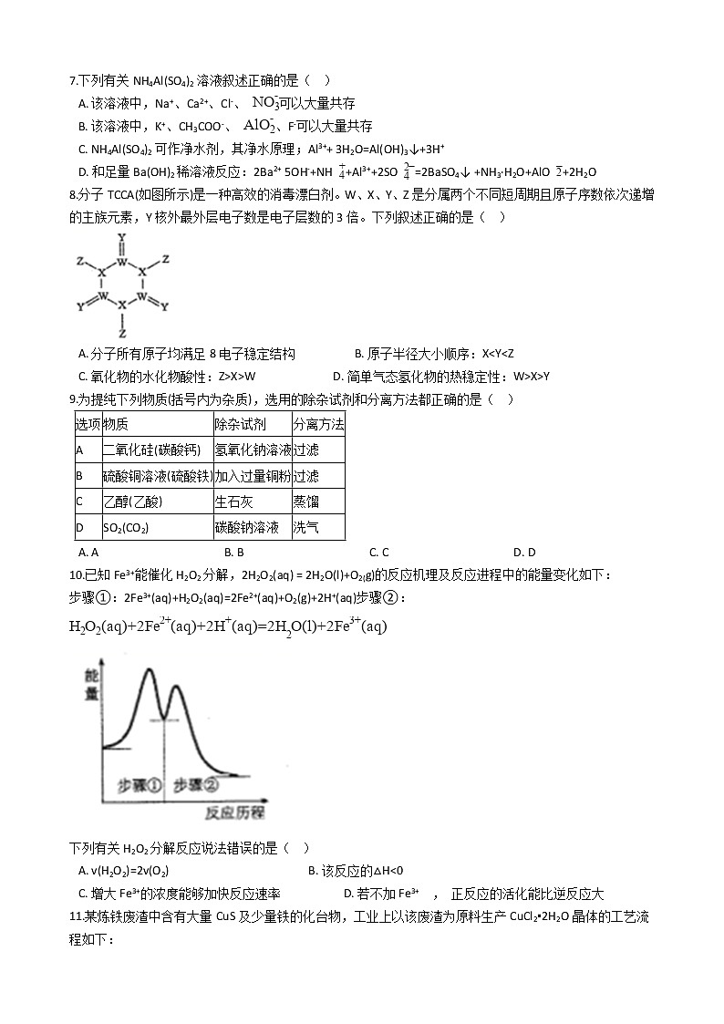 安徽省合肥市2021年高考化学二模试卷第2页