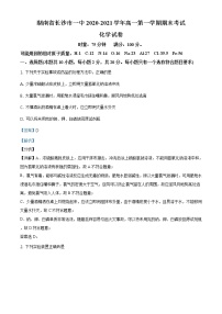 精品解析：湖南省长沙市一中2020-2021学年高一上学期期末考试化学试题（解析版）