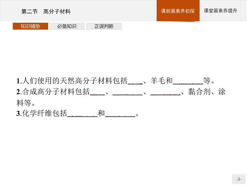 5.2 高分子材料 课件(55张ppt)+练习(含解析)03