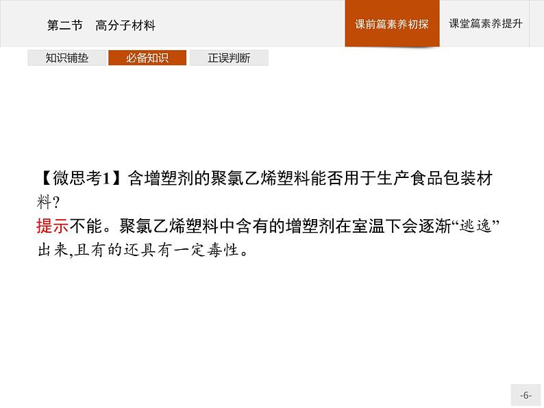 5.2 高分子材料 课件(55张ppt)+练习(含解析)06