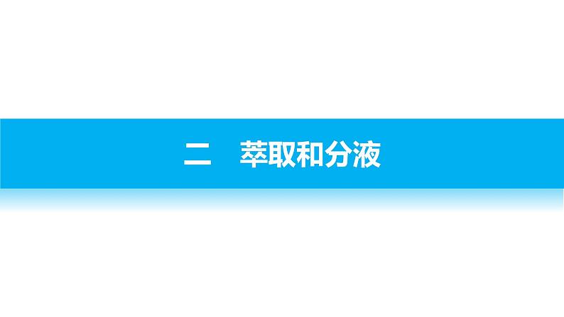 人教版 (新课标)高中必修一化学课件:1.1.2蒸馏萃取07