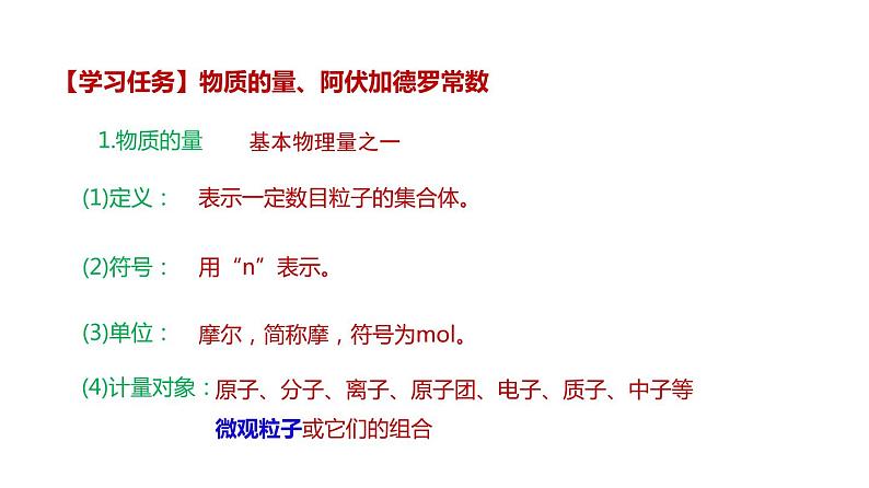 第二章第3节物质的量第1课时课件 课件—2021-2022学年人教版(2019版)高一化学必修(第一册)第8页