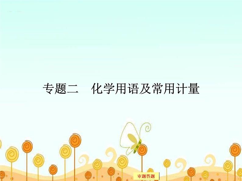 高考化学(重庆)二轮复习课件:专题二 化学用语及常用计量02