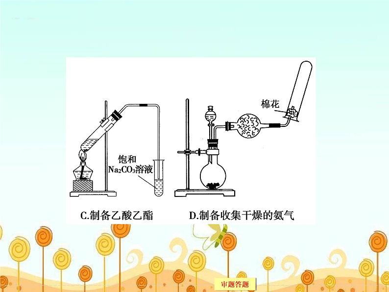高考化学(重庆)二轮复习课件:专题十三 化学实验基础知识08