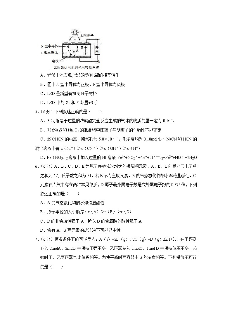 2019年四川省凉山州高考化学一模试卷02