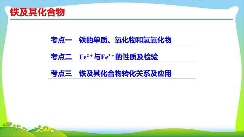 高考化学总复习13铁及其化合物课件PPT第3页