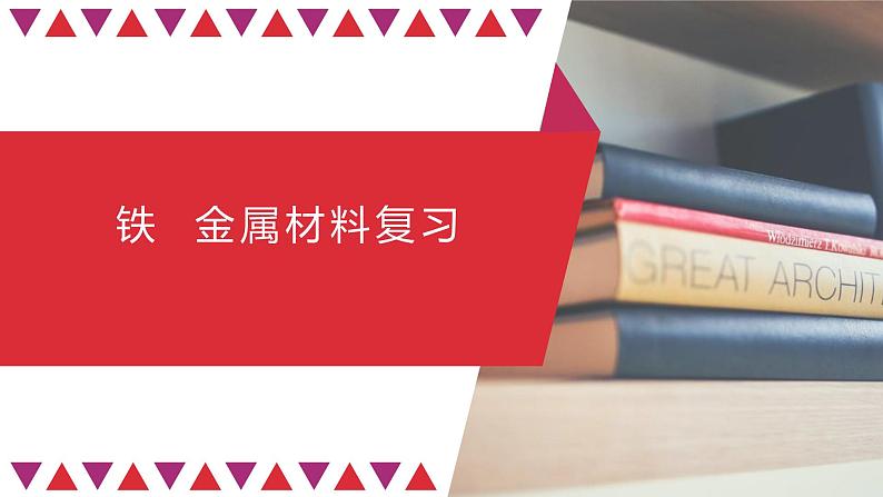 人教版(2019)高中化学必修第一册第三章 铁 金属材料复习-课件第1页