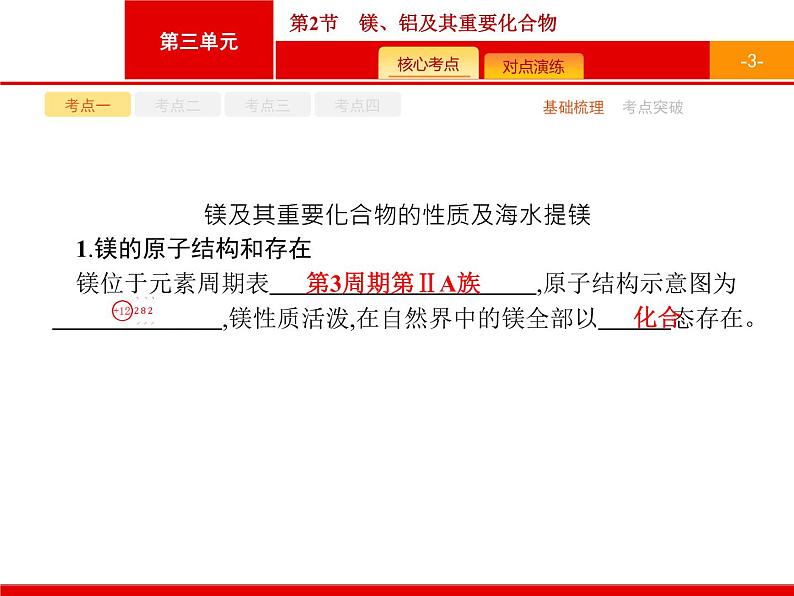 2022届高三统考化学人教版一轮课件:第3单元 第2节 镁、铝及其重要化合物第3页