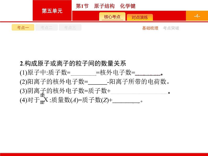 2022届高三统考化学人教版一轮课件:第5单元 第1节 原子结构 化学键04