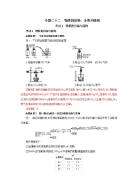 专题二十二　物质的检验、分离和提纯-2022年高考化学一轮复习对点讲解与练习（通用版）学案