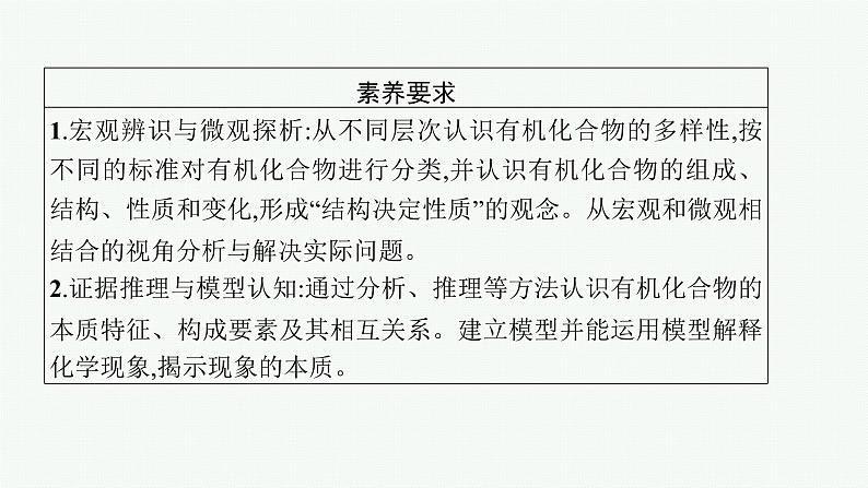 2022高考化学人教版一轮复习课件:选修5 第1节 认识有机化合物第3页