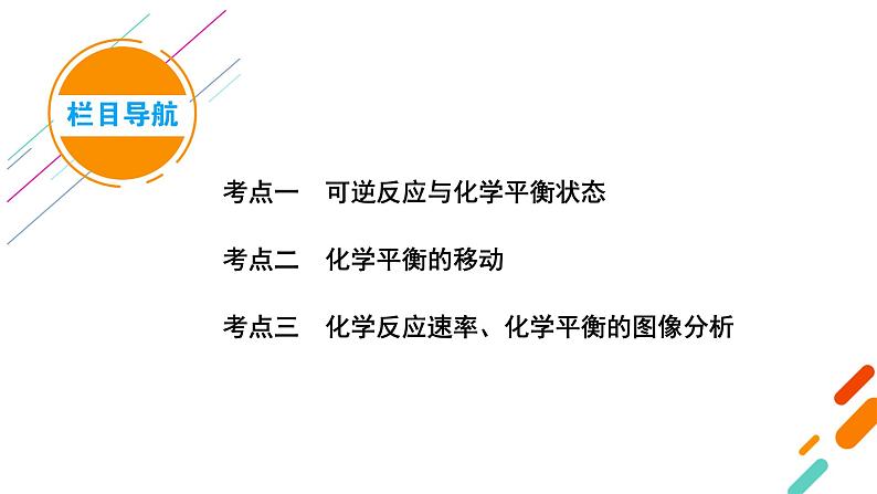 2022届高考化学(人教版)一轮总复习课件:第19讲 化学平衡状态和化学平衡移动第6页