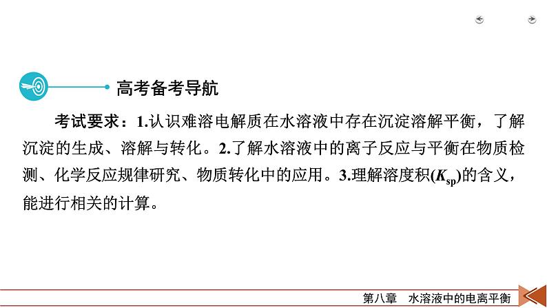 2022届高考化学(人教版)一轮总复习课件:第24讲 难溶电解质的溶解平衡第3页