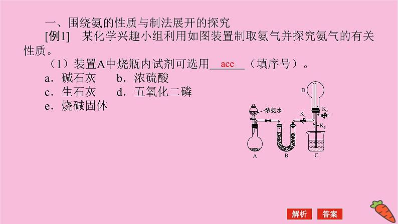 新教材2022届新高考化学人教版一轮课件:微专题·大素养 9 化学实验中的含氮化合物探究题第2页