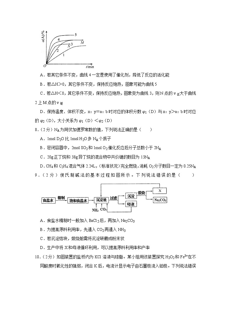 2020-2021学年山东省日照市高三(上)期末化学试卷第3页