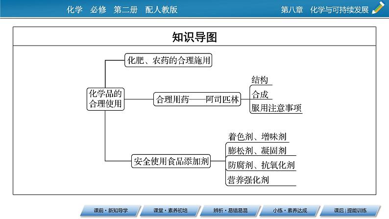 2020-2021学年高中化学新人教版必修第二册 第八章第二节 化学品的合理使用 课件(61张)第3页