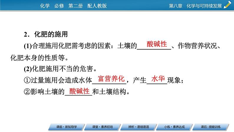 2020-2021学年高中化学新人教版必修第二册 第八章第二节 化学品的合理使用 课件(61张)第6页
