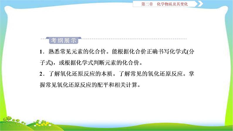 人教版高考化学总复习氧化还原反应完美课件PPT02