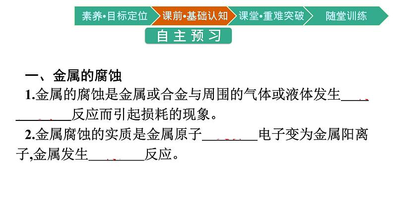 2021-2022学年高中化学新人教版选择性必修1 第四章第三节 金属的腐蚀与防护 课件(51张)04