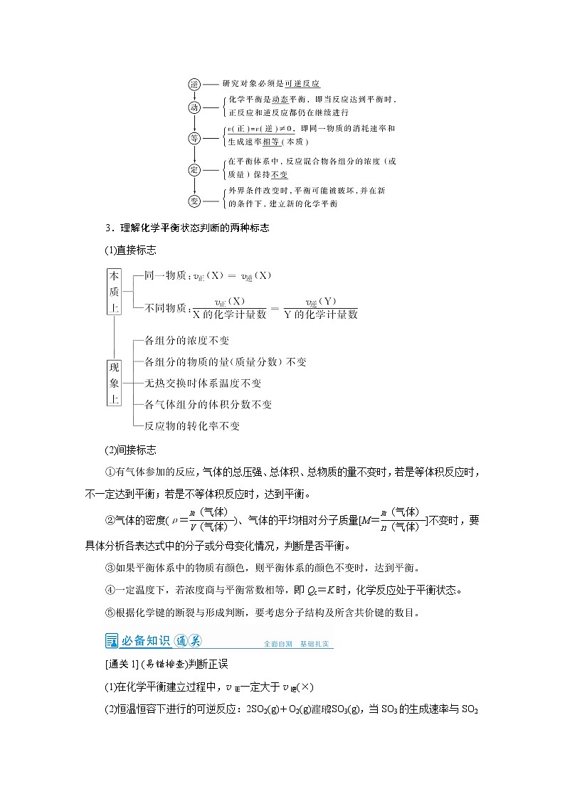 2022高考化学一轮复习教案:第7章 第2讲 化学平衡及其移动第2页