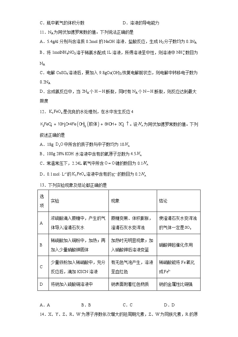 2021年高一上学期化学期末复习题(2019人教版化学必修一)第3页