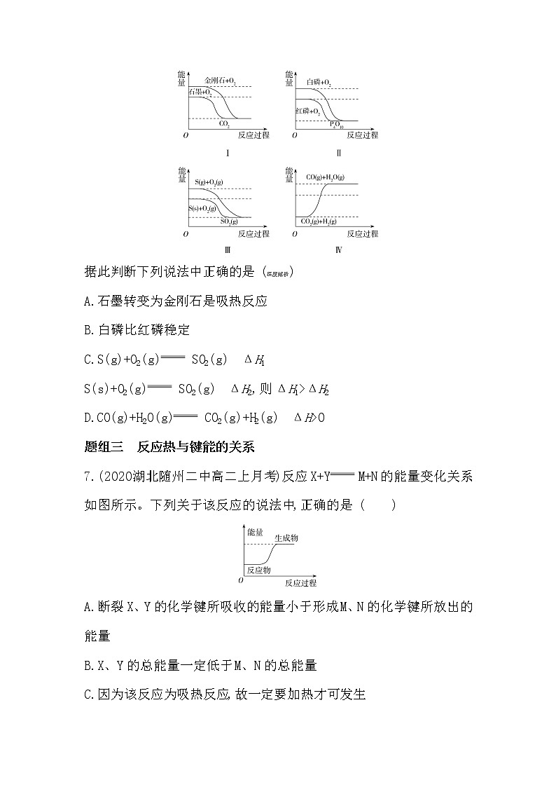 第1课时 反应热 焓变-2022版化学选择性必修1人教版(2019) 同步练习 (Word含解析)第3页