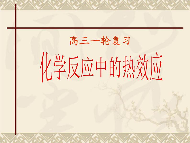 化学反应中的热效应 (3)课件PPT01