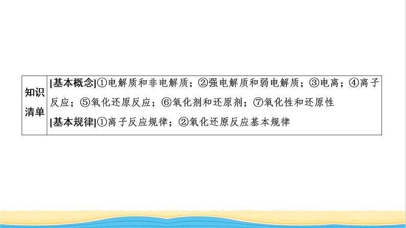 高考化学一轮复习第2章化学物质及其变化第3讲电解质与离子反应课件第2页