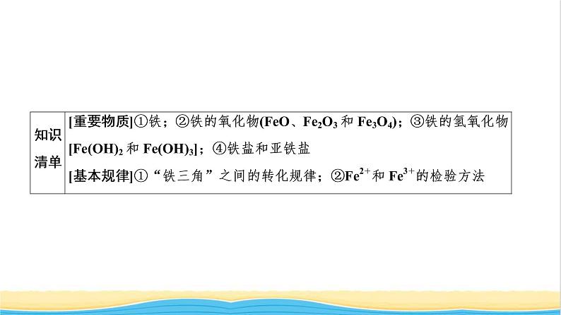 高考化学一轮复习第3章金属及其化合物第3讲铁及其重要化合物课件第2页