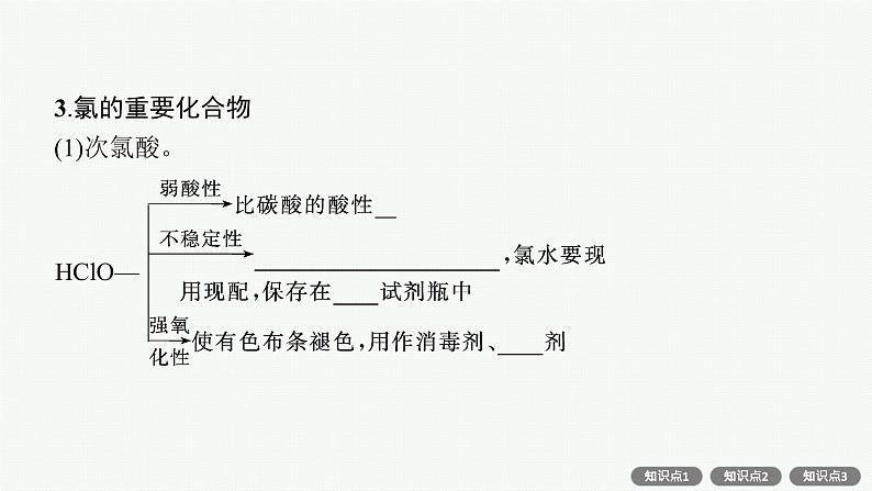 人教版新高考化学一轮复习课件--氯及其化合物 海水资源利用第8页
