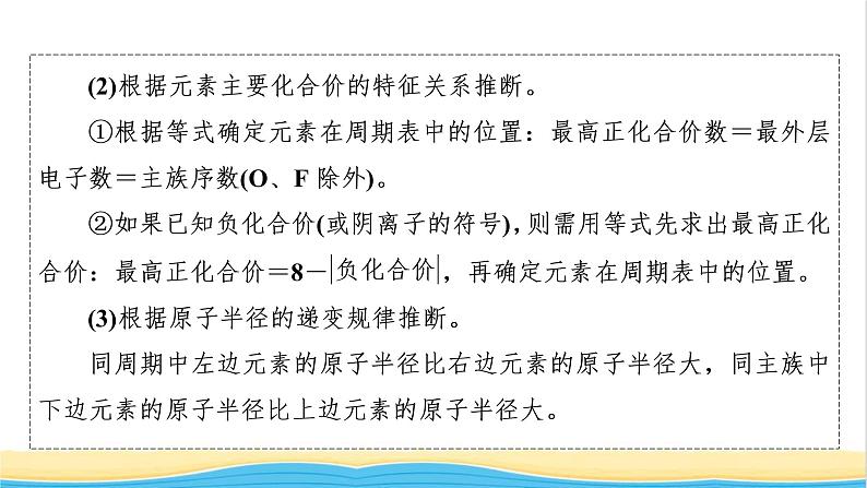 2022版高考化学一轮复习第5章物质结构元素周期律专题讲座1元素推断题的解题方法课件06