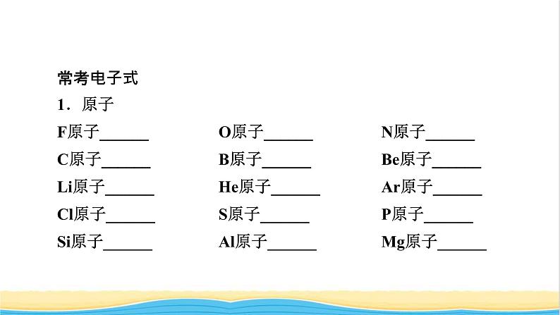 2022版高考化学一轮复习第5章物质结构元素周期律本章小结课件04