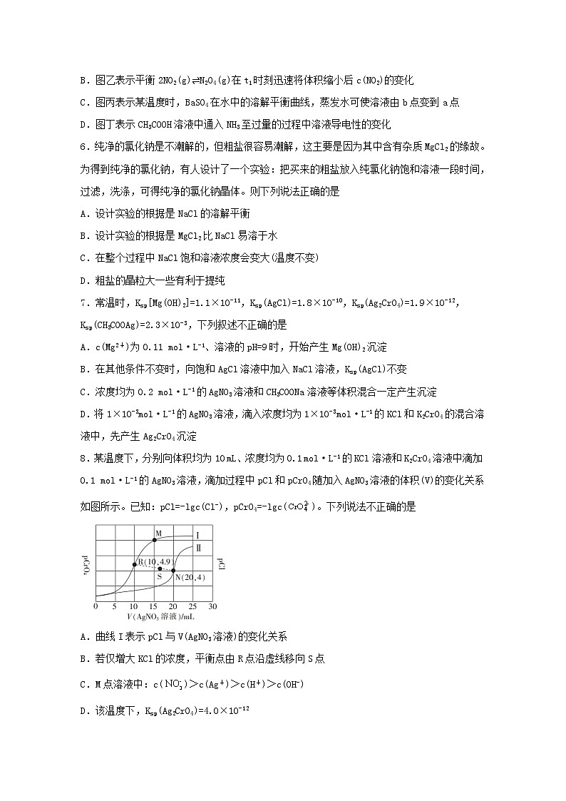 2022届高三化学一轮复习化学反应原理题型必练40难溶电解质的沉淀溶解平衡含解析02