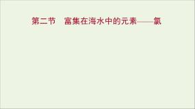 人教版 (新课标)必修1第二节 富集在海水中的元素--氯说课课件ppt