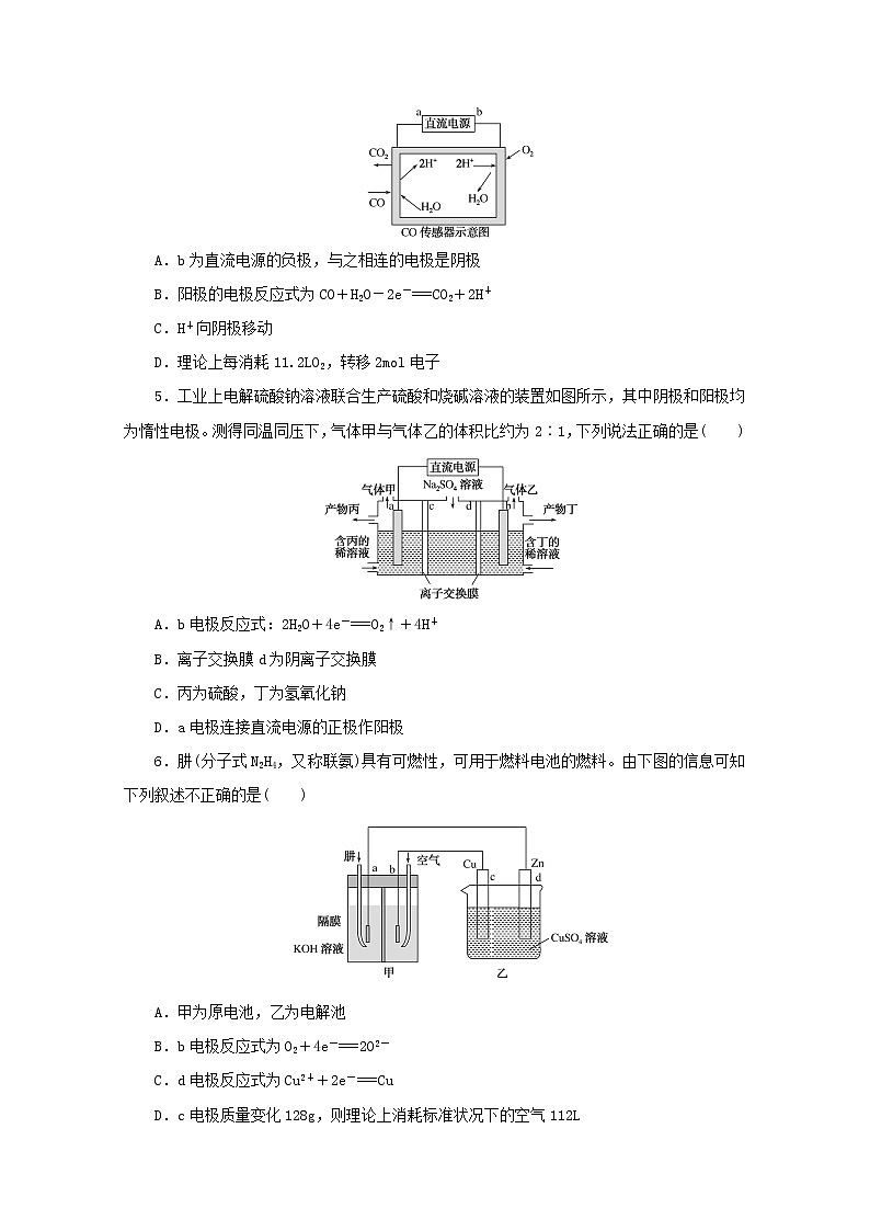 2021_2022學年新教材高中化學課時作業(yè)6電解池的工作原理及應用含解析蘇教版選擇性必修1第2頁