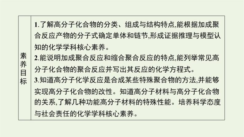 2021_2022学年新教材高中化学第3章有机合成及其应用合成高分子化合物第3节合成高分子化合物课件鲁科版选择性必修302