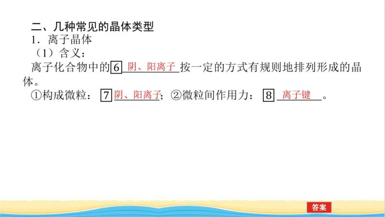 高中化学专题5微观结构与物质的多样性3.2不同类型晶体课件苏教版必修108