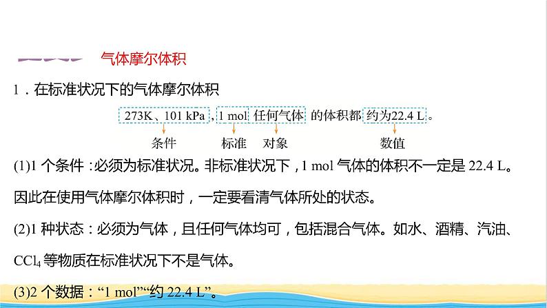 高中化学专题1物质的分类及计量第二单元第2课时气体摩尔体积课件苏教版必修1第2页