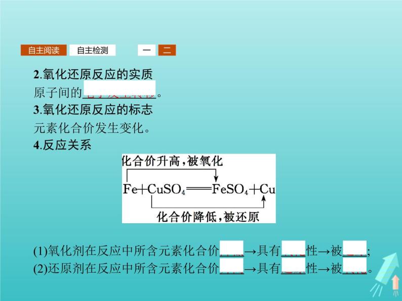 2021_2022学年高中化学第2章元素与物质世界第3节第1课时氧化还原反应课件鲁科版必修106