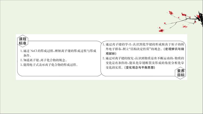 浙江专用高中化学课时检测23离子键课件新人教版必修第一册第2页