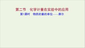 人教版 (新课标)必修1第二节 化学计量在实验中的应用课文内容ppt课件