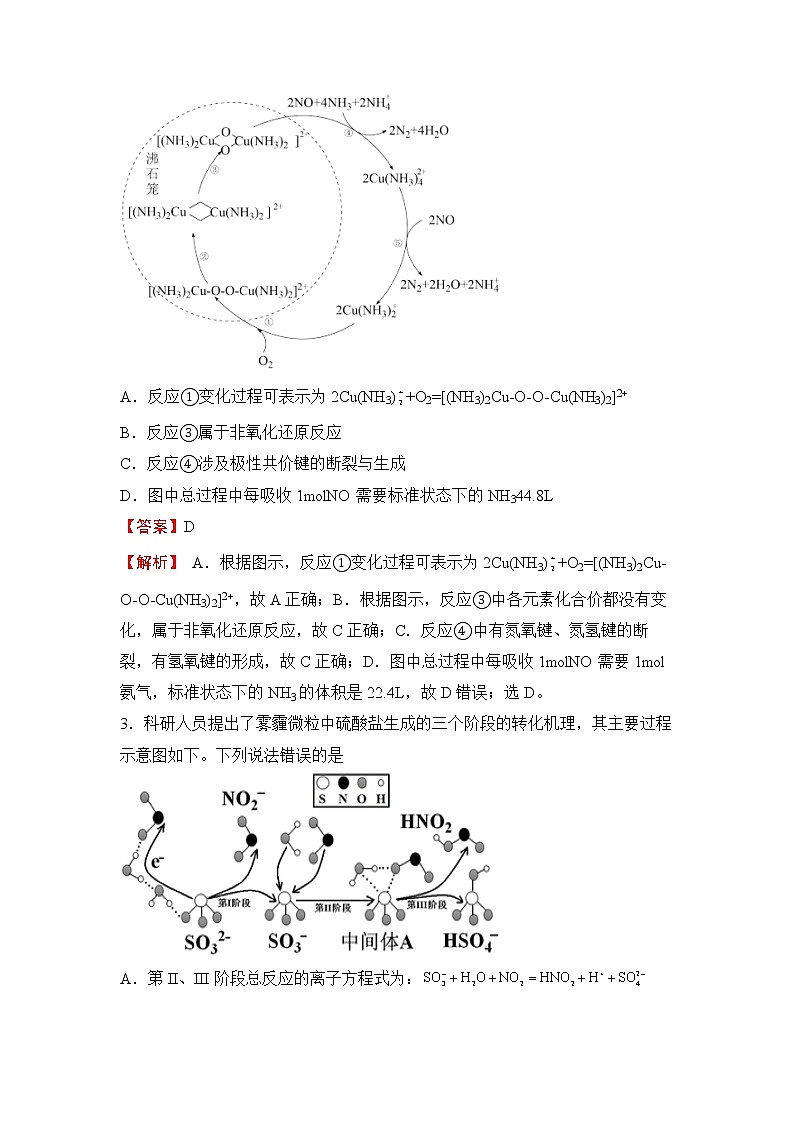 2022届高三二轮专题卷 化学(六) 氧化还原反应 教师版第2页